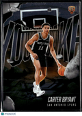 Carter Bryant 2025 Topps Chrome Youthquake Rookie RC San Antonio Spurs