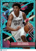 Max Christie 2026 Topps Chrome Cosmic Aqua Wave Refractor /199 Dallas Mavericks