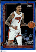 Kel'el Ware 2025 Topps Chrome 017/1517 Blue Miami Heat