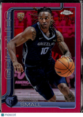 Javon Small 2025 Topps Chrome Pink Refractor RC /399 Memphis Grizzlies
