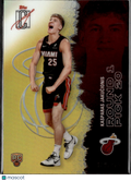 Kasparas Jakucionis 2026 Topps Signature Class Yellow RC /275 Miami Heat
