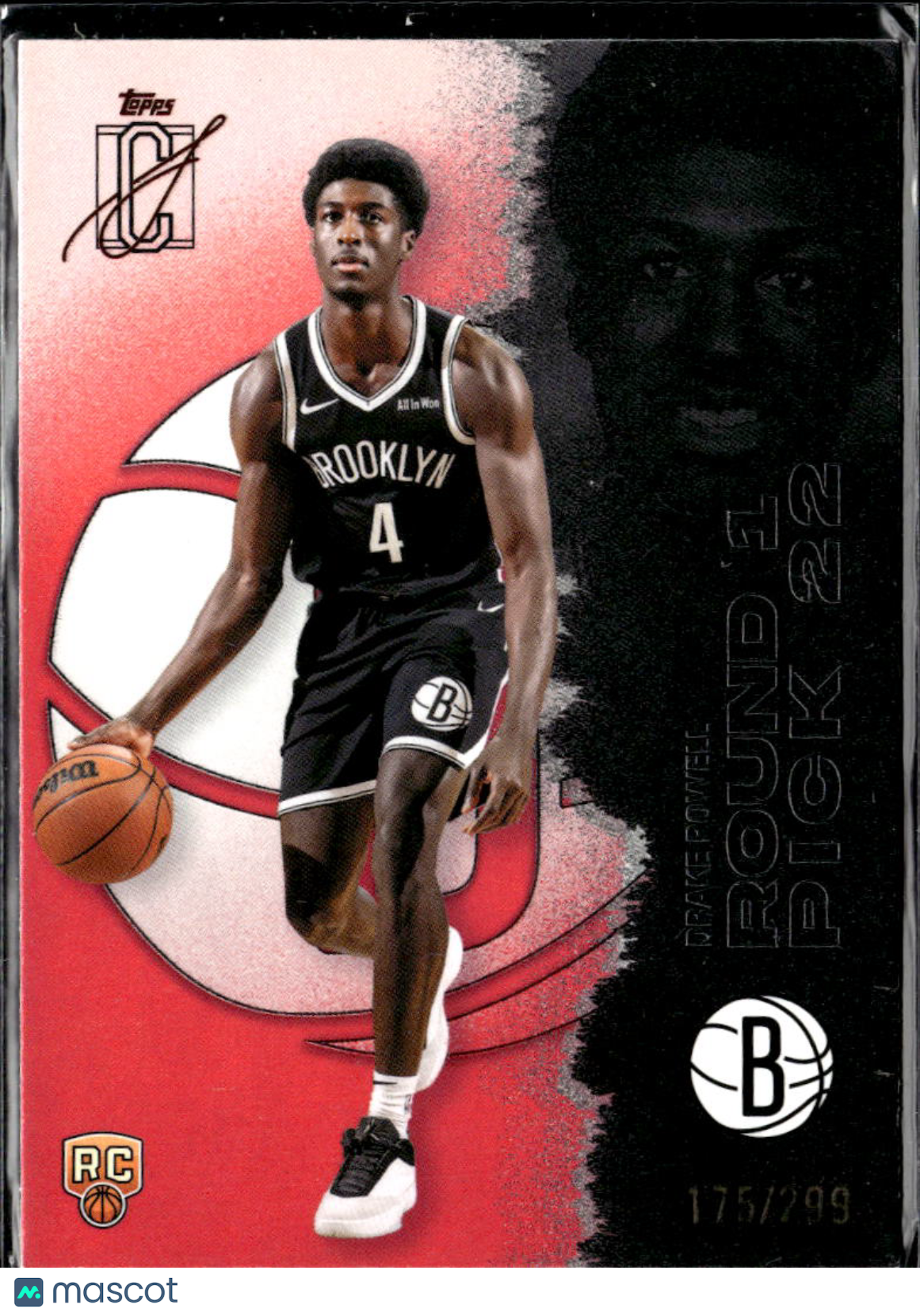 Drake Powell 2026 Topps Topps Signature Class RC Pink /299 Brooklyn Nets
