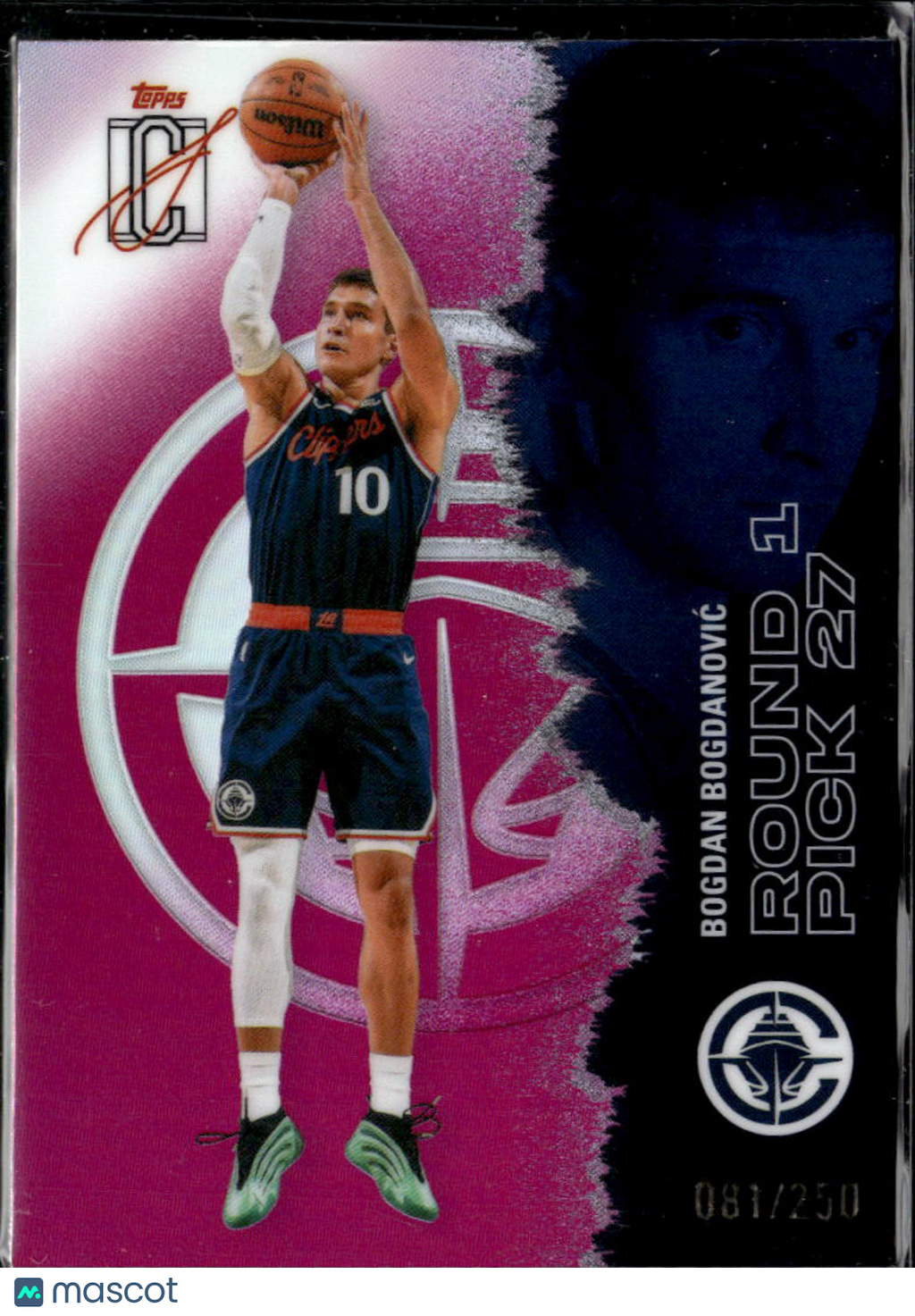 Bogdan Bogdanovic 2026 Topps Signature Class Pink /250 Los Angeles Clippers