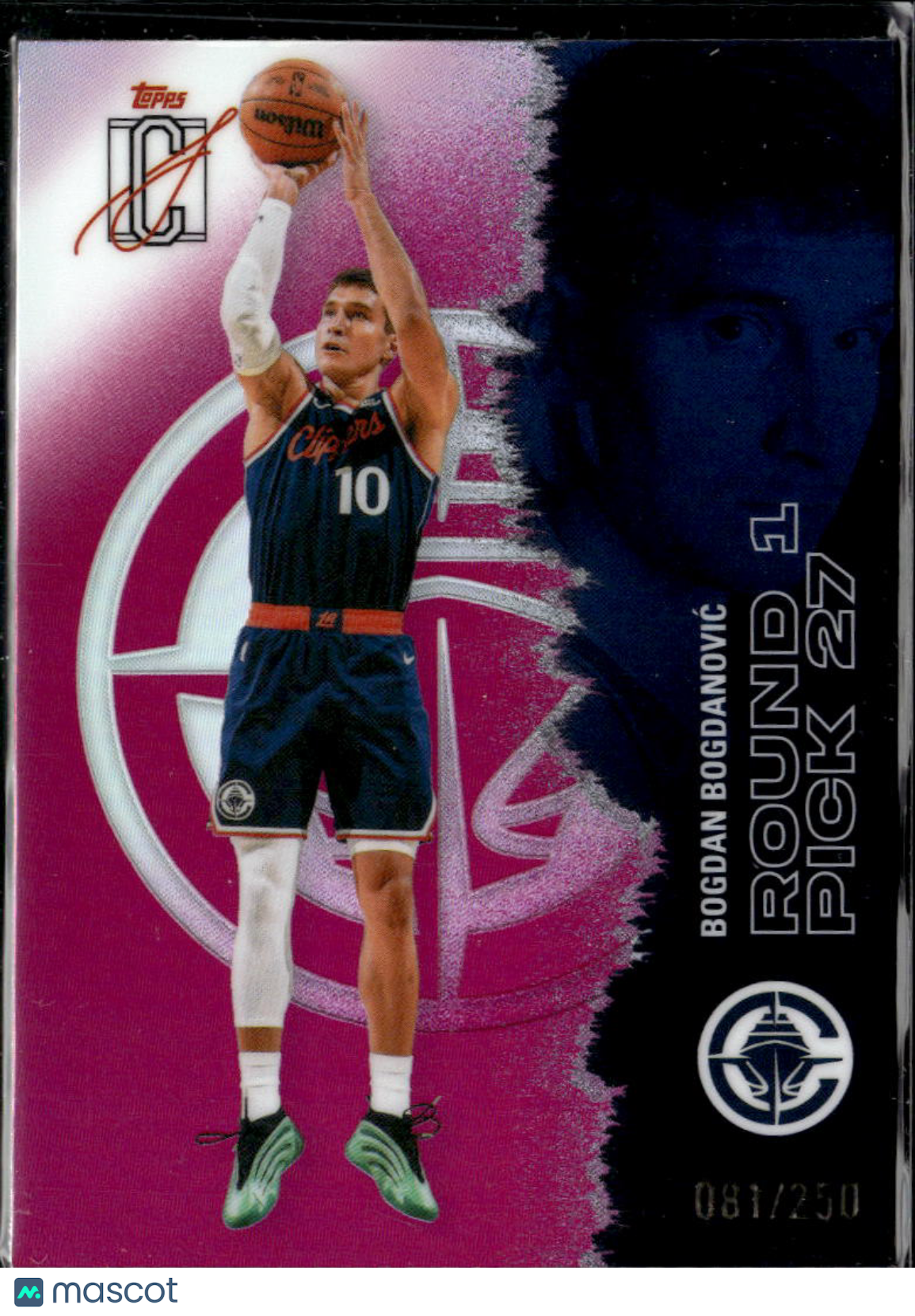 Bogdan Bogdanovic 2026 Topps Signature Class Pink /250 Los Angeles Clippers