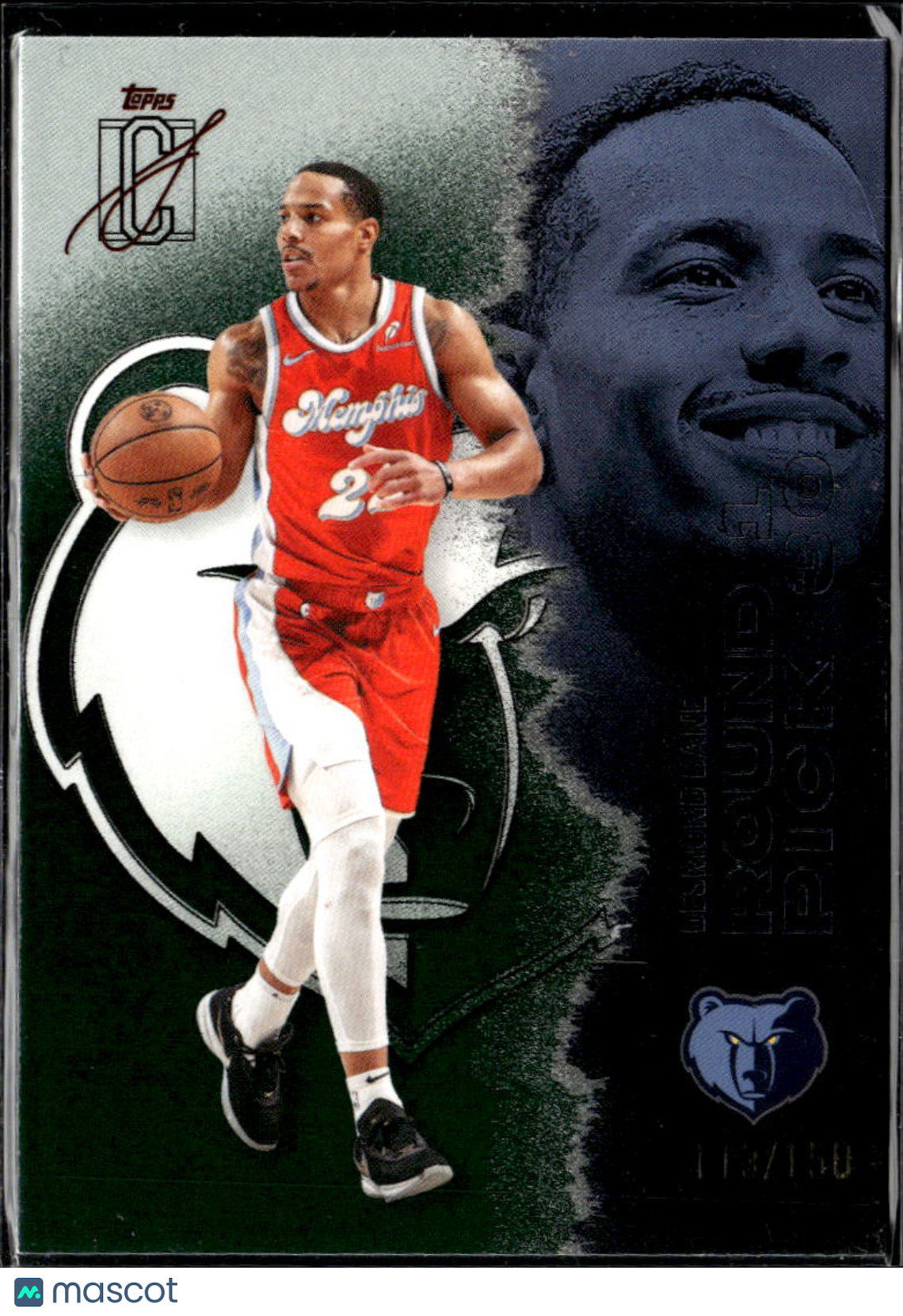 Desmond Bane 2026 Topps Signature Class Green /150 Memphis Grizzlies