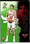 Lachlan Olbrich 2026 Topps Signature Class Green RC /175 Chicago Bulls