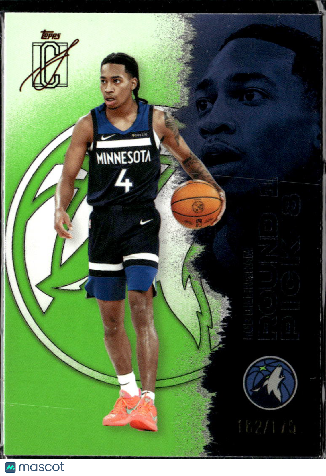 Rob Dillingham 2026 Topps Signature Class 162/175 Minnesota Timberwolves