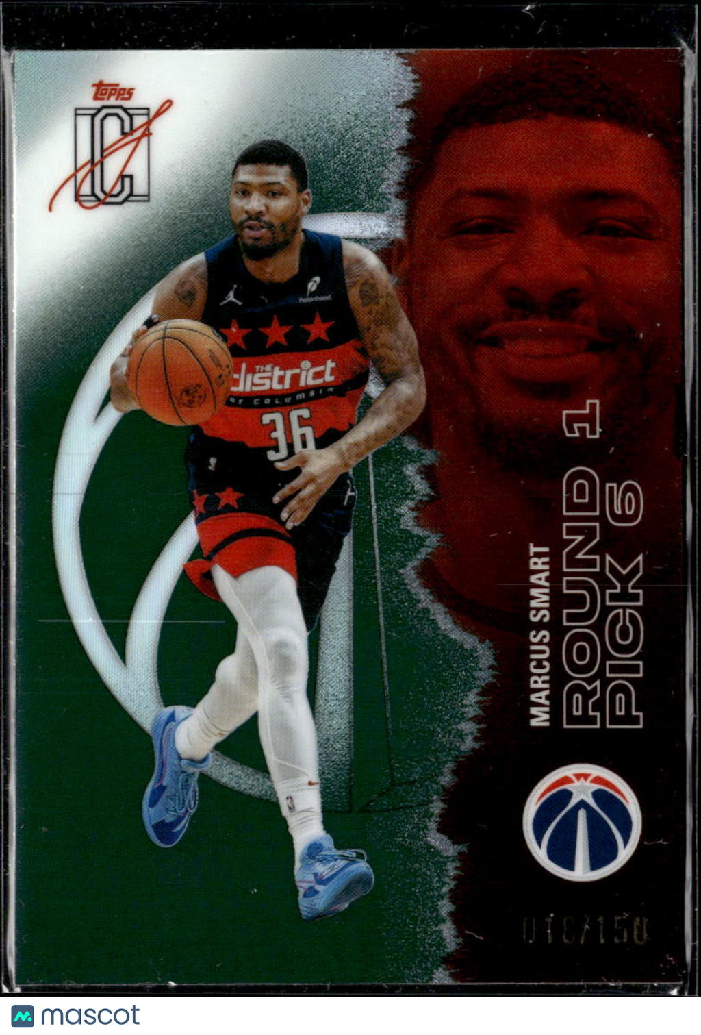 Marcus Smart 2026 Topps Signature Class Green /150 Washington Wizards