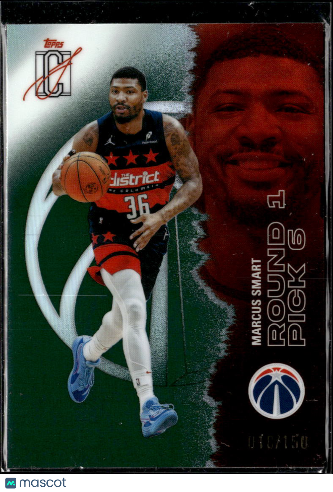 Marcus Smart 2026 Topps Signature Class Green /150 Washington Wizards