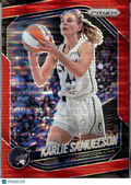 Karlie Samuelson 2025 Panini Prizm WNBA Red Pulsar /299 Minnesota Lynx