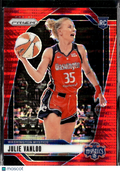 Julie Vanloo 2024 Panini Prizm WNBA RC Red Pulsar /299 Washington Mystics