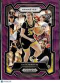Kate Martin 2024 Panini Prizm Draft Picks RC Purple Iowa Hawkeyes