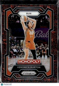 Veronica Burton 2024 Panini Prizm Monopoly Black Red Logo Connecticut Sun