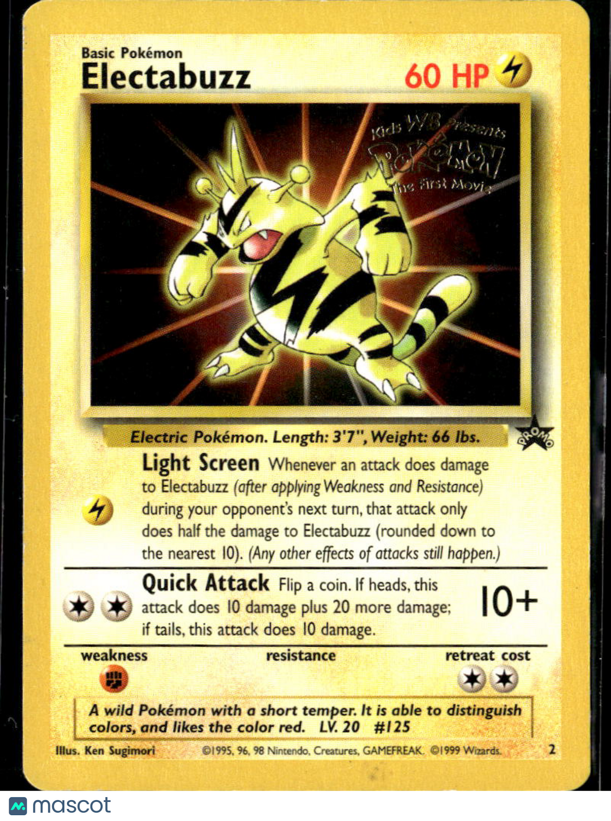 Electabuzz Wizards Black Star Promo #2
