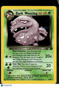 Dark Weezing 2000 Team Rocket Holo Rare #14/82