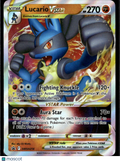 Lucario VSTAR Sword & Shield Holo Black Star Promo #SWSH214