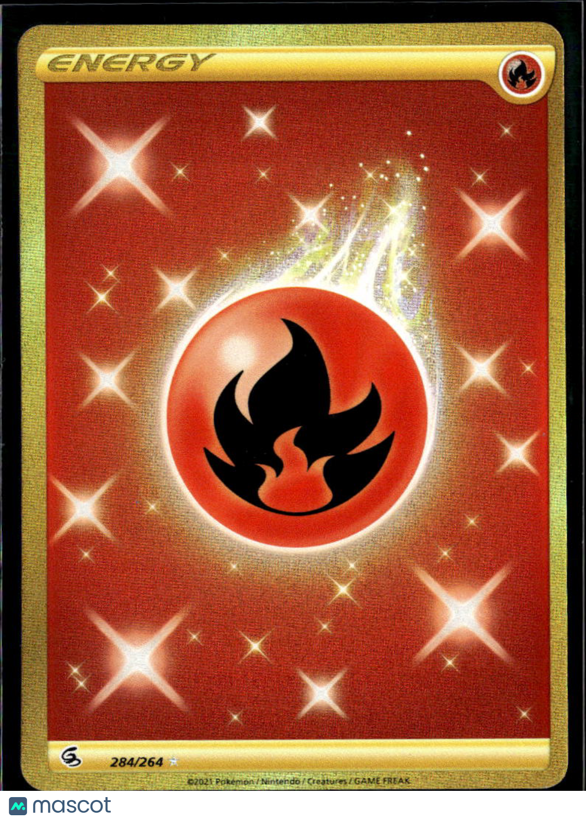 Fire Energy 2022 Fusion Strike Holo Secret Rare SR UR #284/264