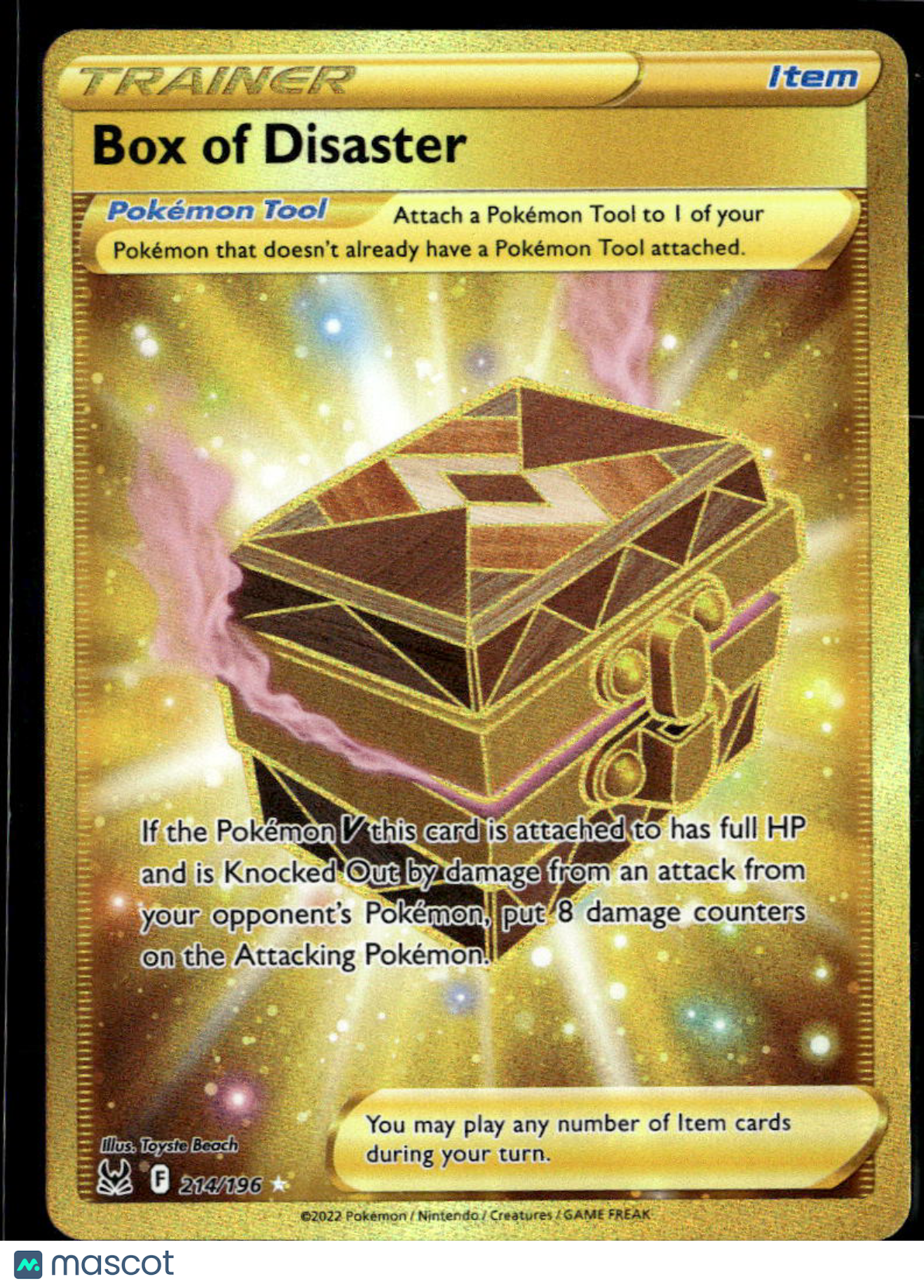 Box Of Disaster 2022 Lost Origin Holo Secret Rare SR UR #214/196
