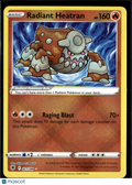 Radiant Heatran 2022 Astral Radiance Holo Rare #27/189