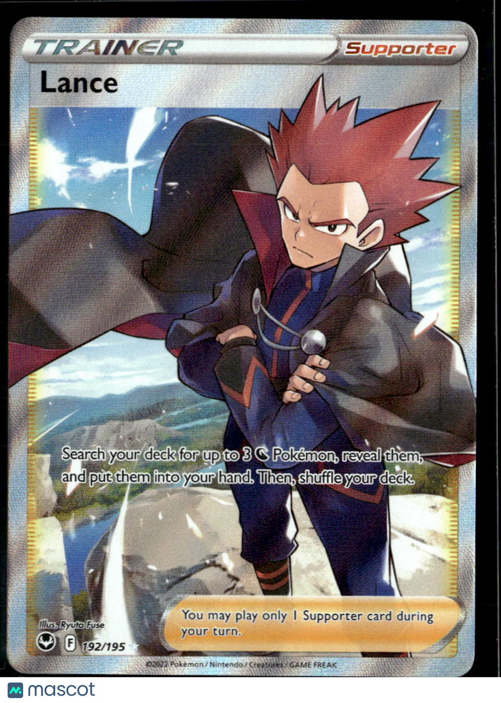 Lance 2022 Silver Tempest Holo Ultra Rare FA #192/195