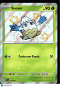 Snover 2024 Paldean Fates Holo Secret Rare #100/91