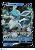 Glaceon V 2021 Evolving Skies Holo Rare #40/203
