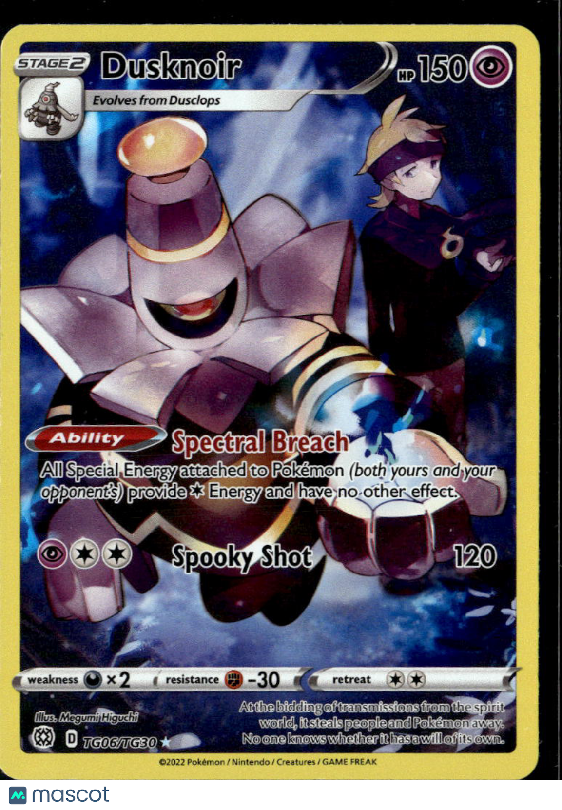 Dusknoir 2022 Astral Radiance Holo Rare CHR #TG06/TG30