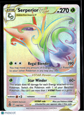 Serperior VSTAR 2022 Silver Tempest Rainbow Secret Rare FA HR #196/195