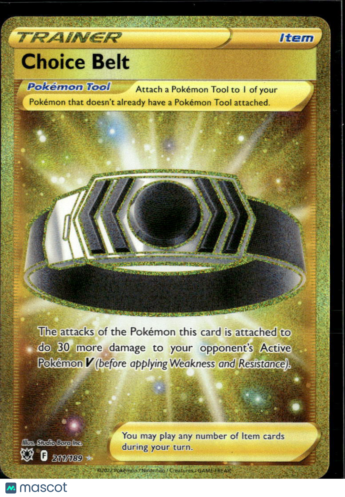 Choice Belt 2022 Astral Radiance Holo Secret Rare UR #211/189