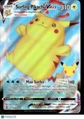 Surfing Pikachu VMAX 2021 Celebrations Holo Rare #9/25