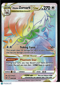 Hisuian Zoroark VSTAR 2022 Lost Origin Rainbow Secret Rare HR #203/196