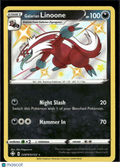 Galarian Linoone 2021 Shining Fates Holo Rare S #SV079/SV122