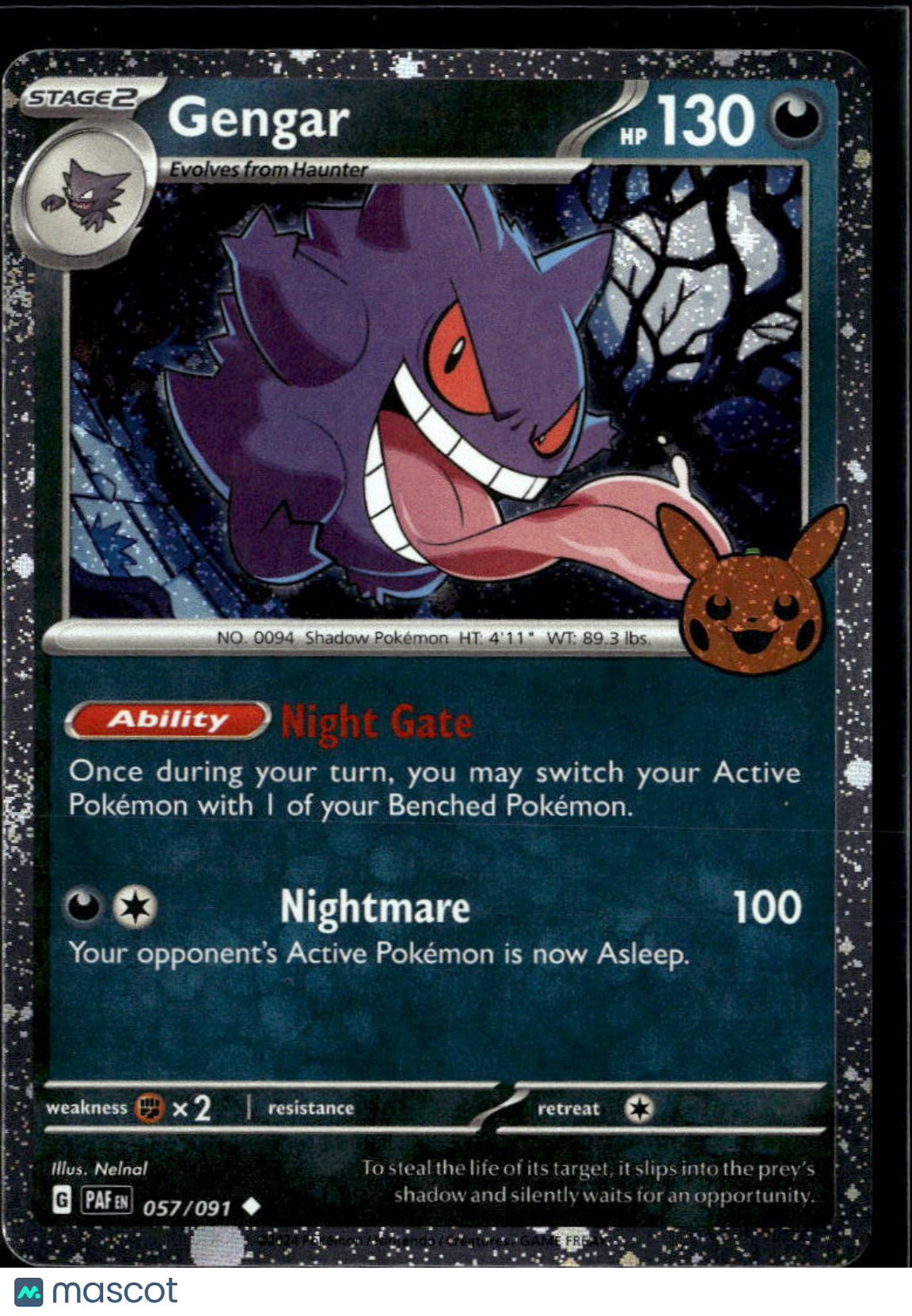 Gengar 2024 Cosmo holo 57/91