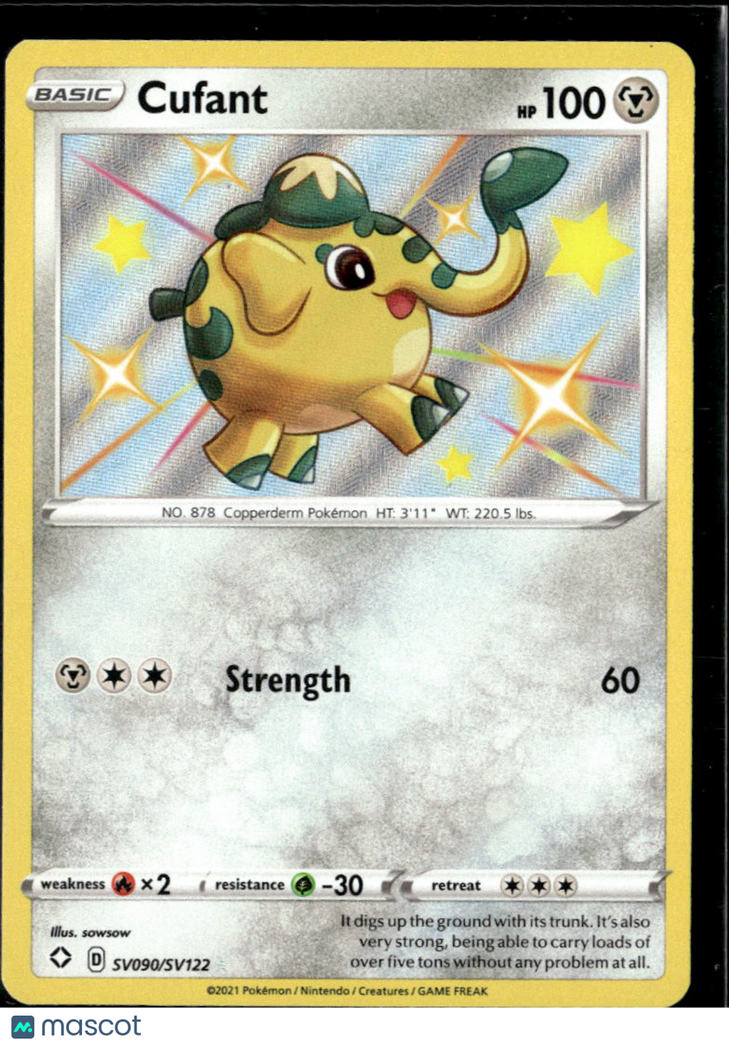 Cufant 2021 Shining Fates Holo Uncommon S #SV090/SV122
