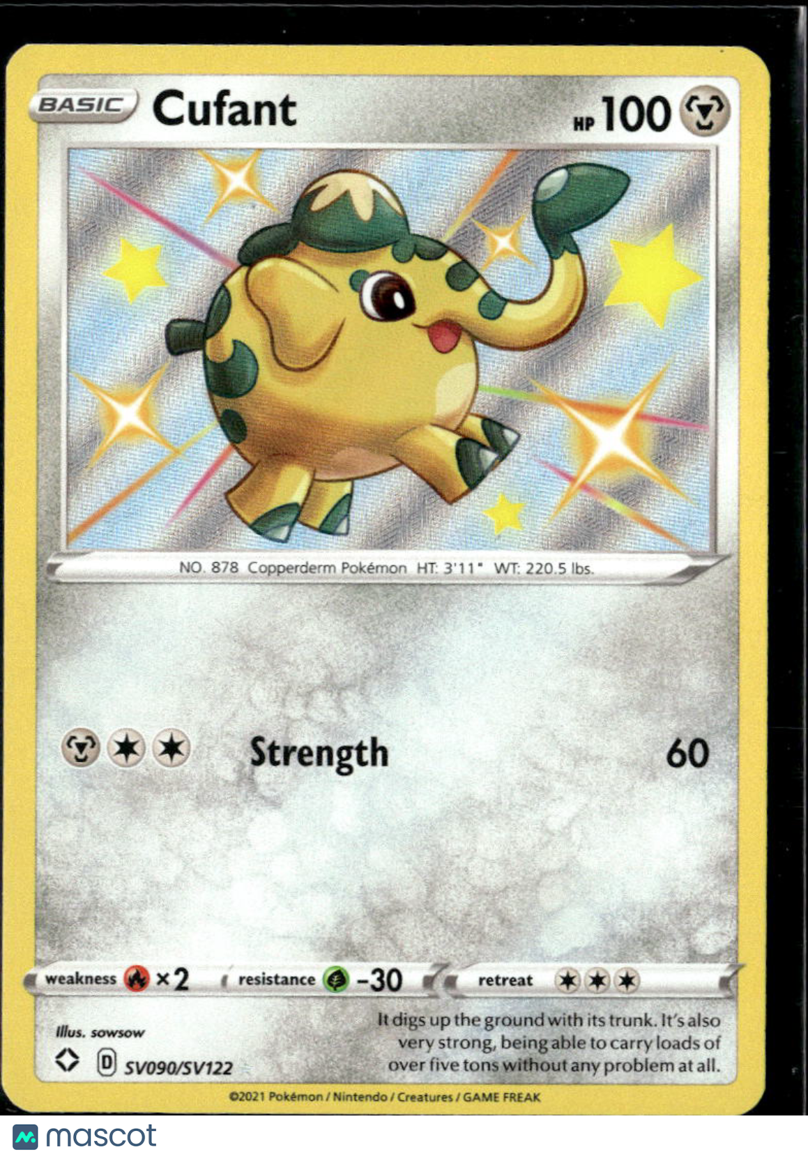 Cufant 2021 Shining Fates Holo Uncommon S #SV090/SV122