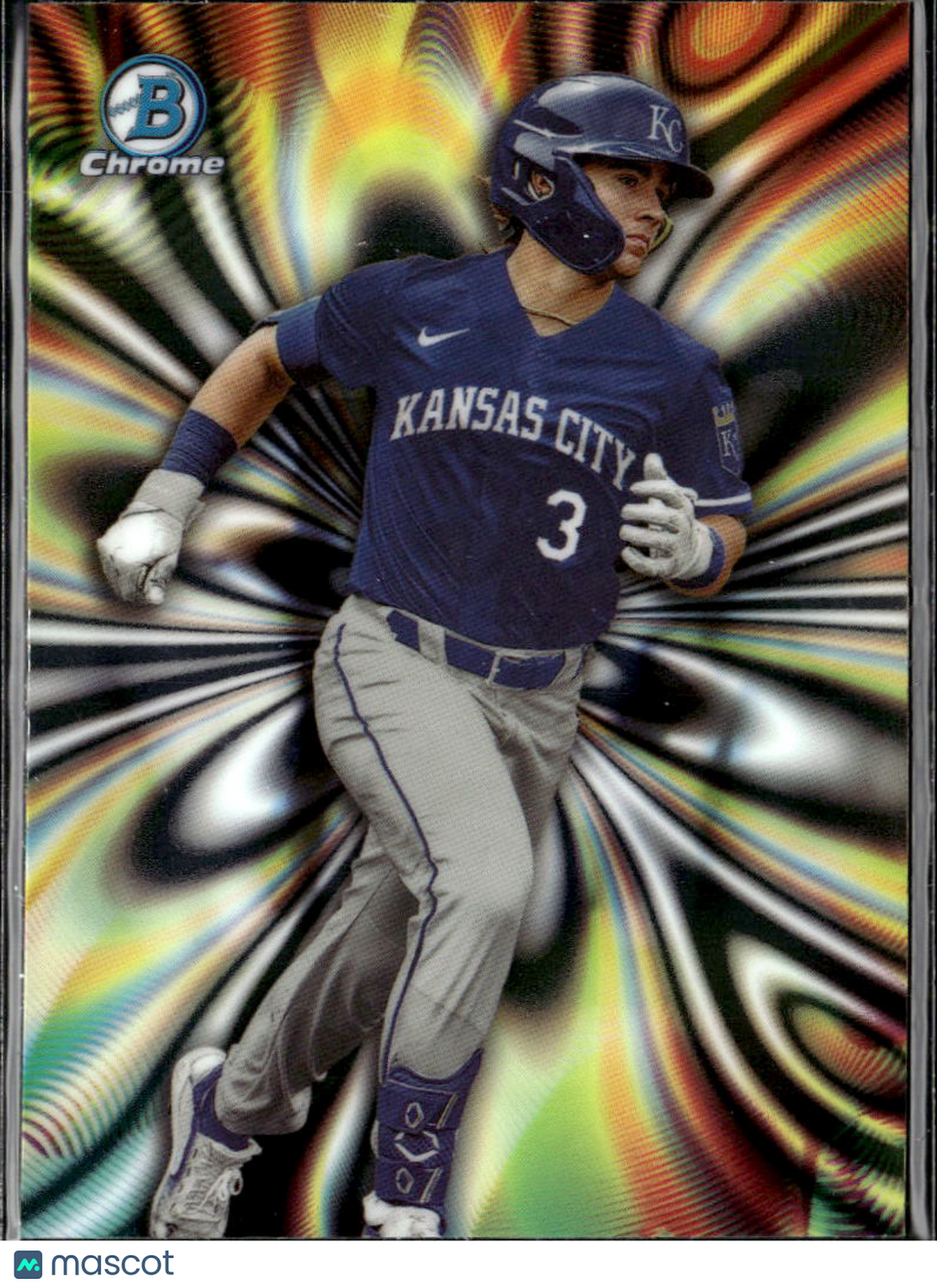 Blake Mitchell 2023 Bowman Chrome Moodring Kansas City Royals