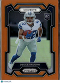 Deuce Vaughn 2023 Prizm Orange Rookie RC 75/249 Dallas Cowboys