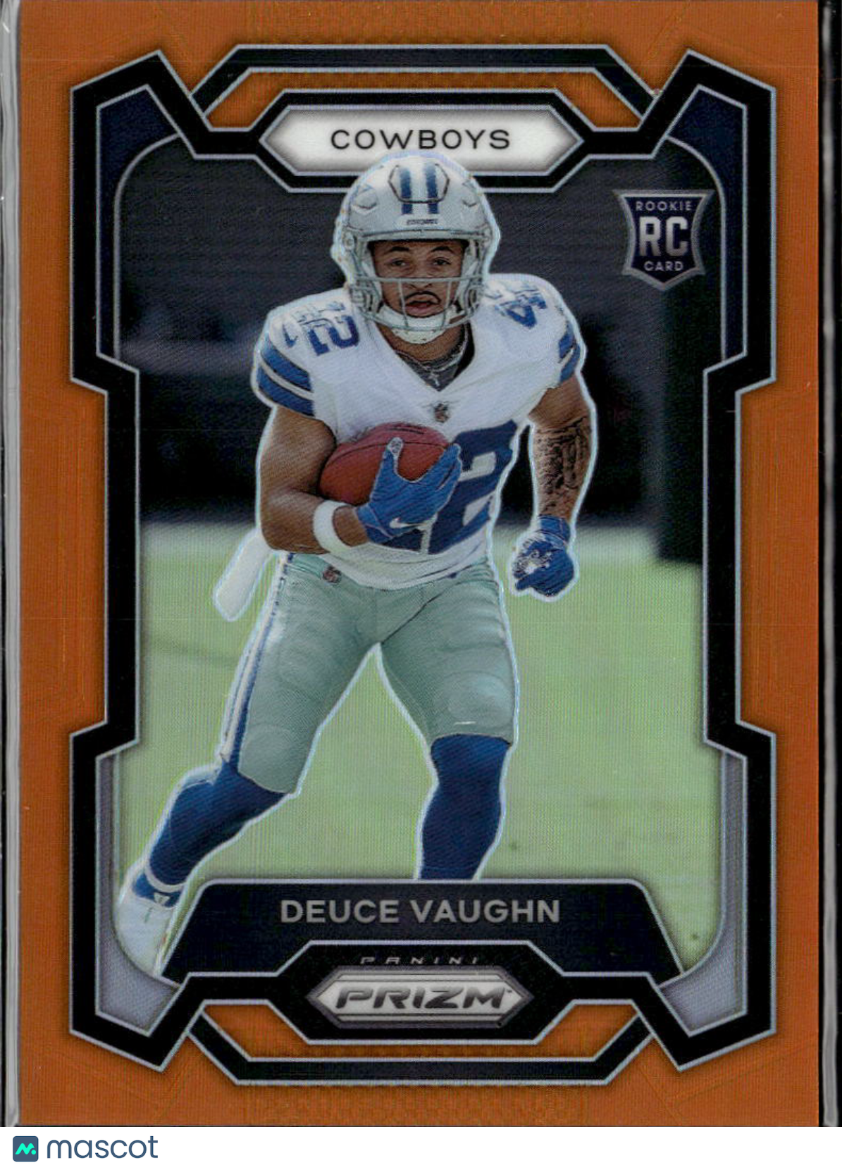 Deuce Vaughn 2023 Prizm Orange Rookie RC 75/249 Dallas Cowboys