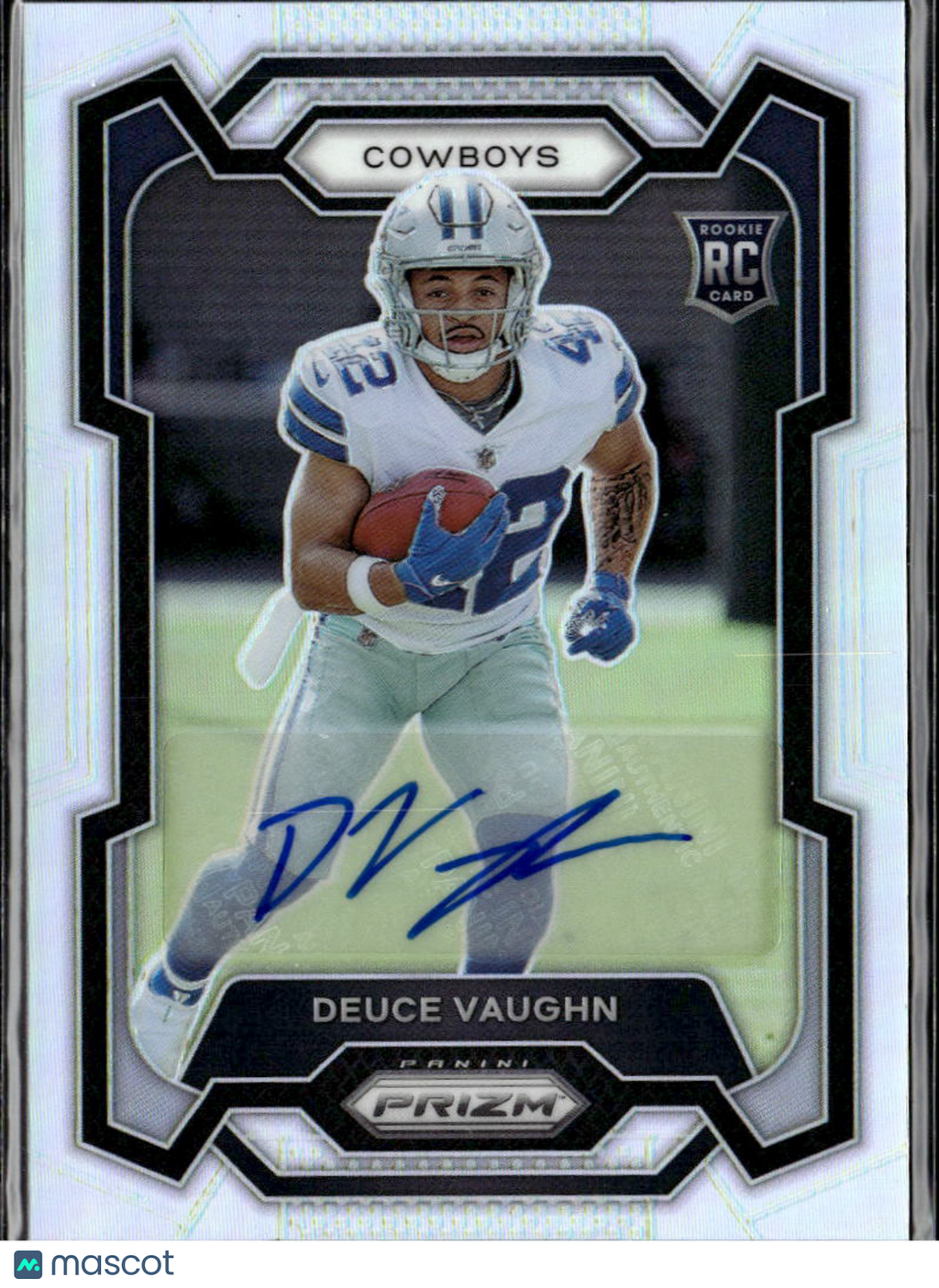 Deuce Vaughn 2023 Panini Prizm Auto Autograph RC Dallas Cowboys