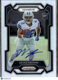 Deuce Vaughn 2023 Panini Prizm Auto Autograph RC Dallas Cowboys