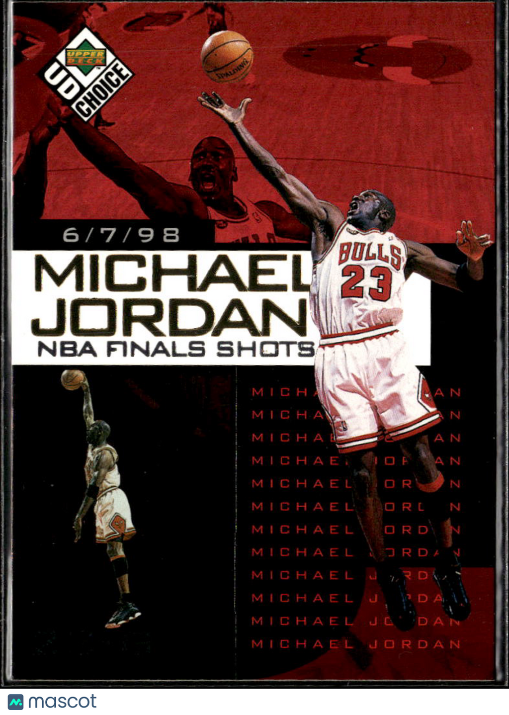 Michael Jordan 1998 Upper Deck Choice #3 Chicago Bulls