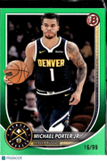 Michael Porter Jr. 2025 Bowman Green 16/99 Denver Nuggets