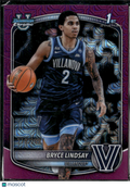 Bryce Lindsay 2025 Bowman Chrome University Purple /299 Villanova Wildcats
