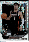 Deni Avdija 2025 Bowman Chrome Speckle Refractor 250/299 Portland Trail Blazers