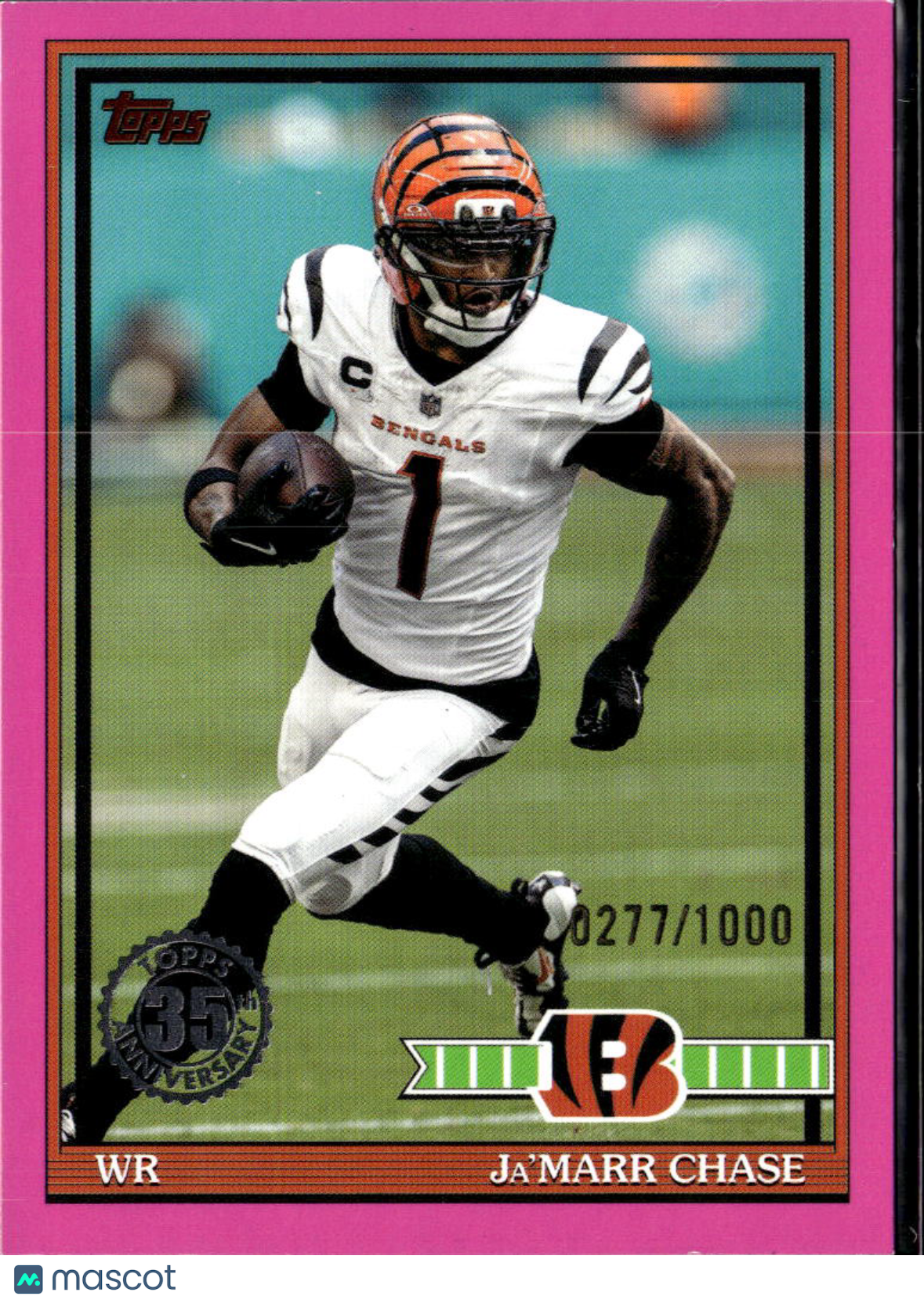 Ja'Marr Chase 2026 Topps '89 Pink 277/1000 Cincinnati Bengals