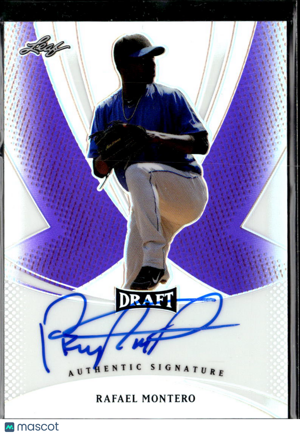 Rafael Montero 2013 Leaf Draft Auto Autograph Purple 24/50