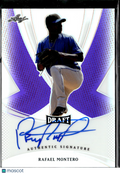 Rafael Montero 2013 Leaf Draft Auto Autograph Purple 24/50