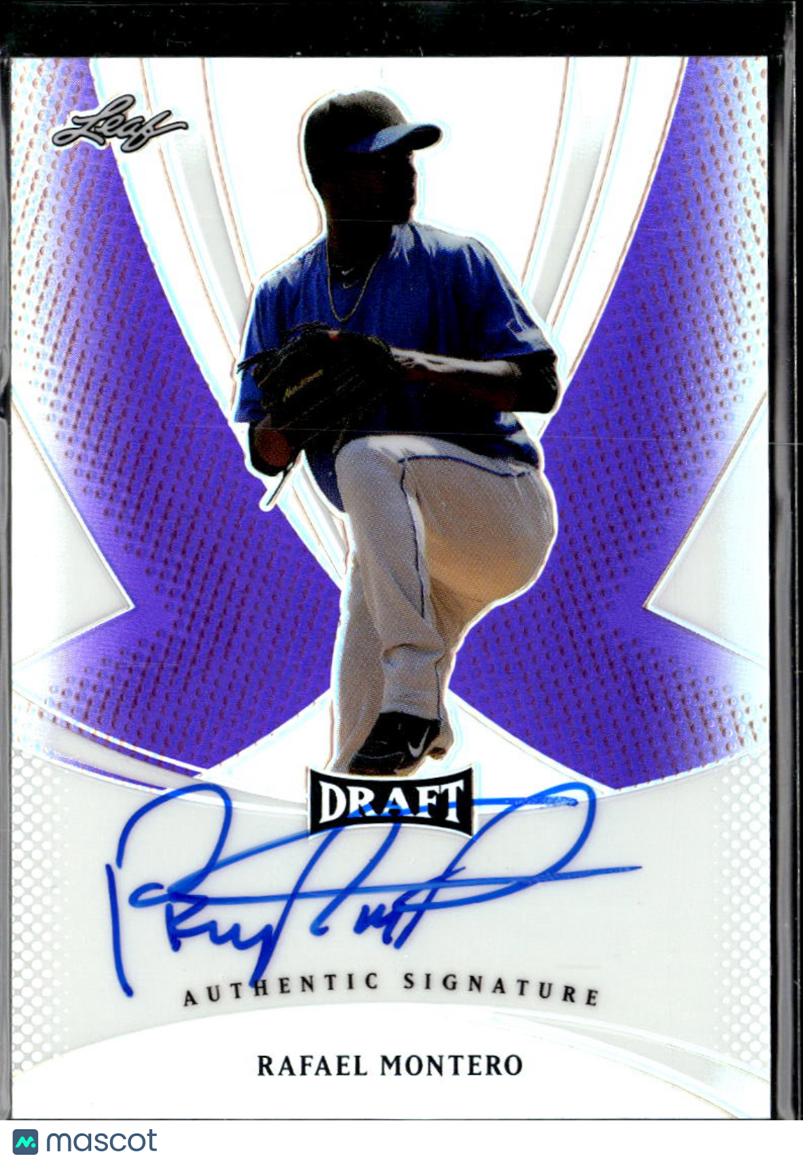 Rafael Montero 2013 Leaf Draft Auto Autograph Purple 24/50