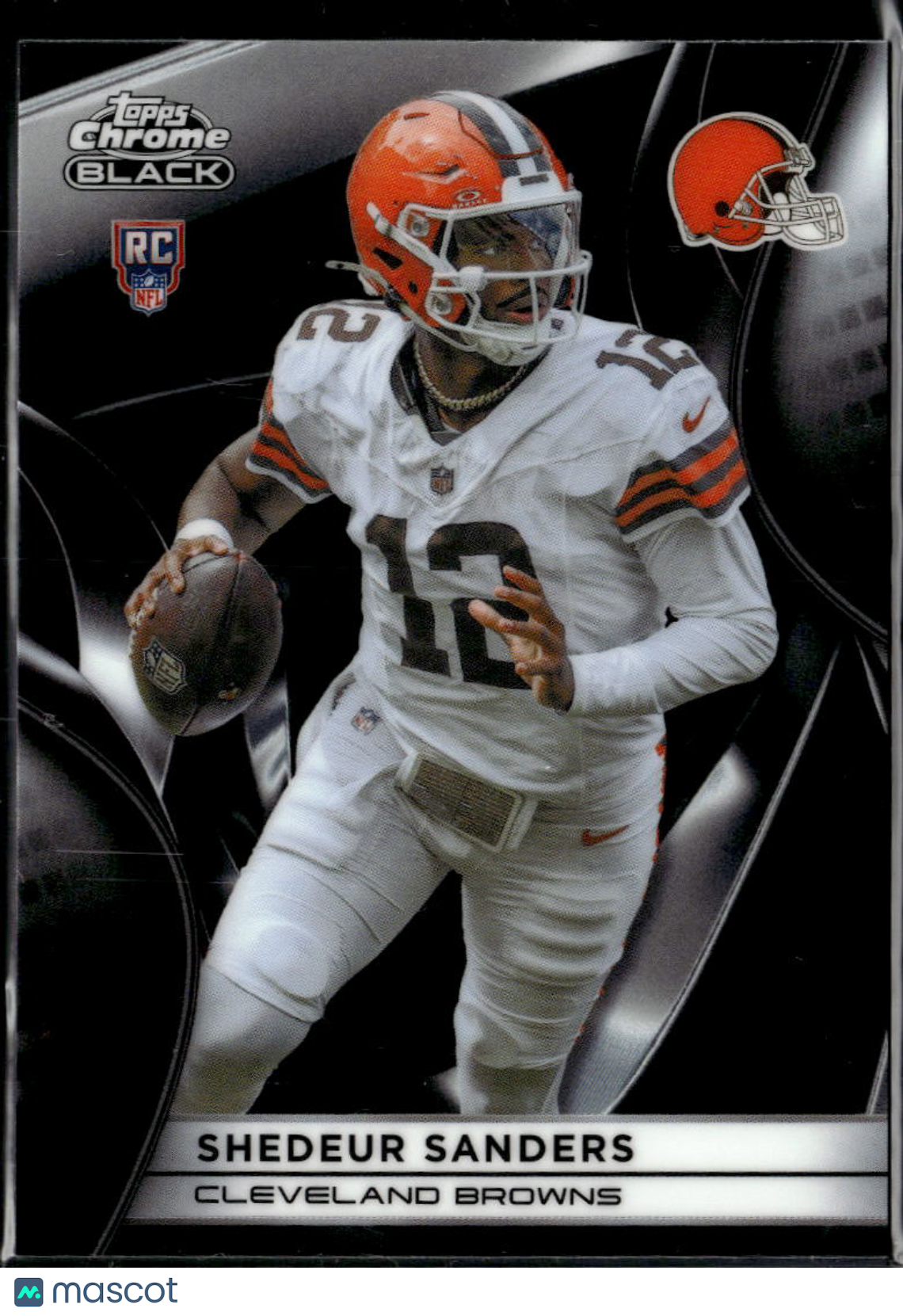 Shedeur Sanders 2025 Topps Chrome Black Rookie RC Cleveland Browns