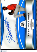 Fabio Martinez 2010 Bowman Platinum Auto Autograph /99 Los Angeles Angels